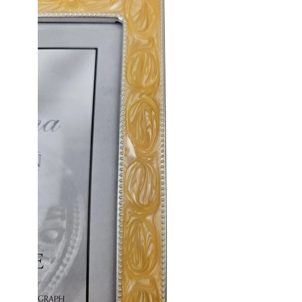 Lawrence Frames Verona Fine Italian Design Pink Enamel 4x6 Picture Frame‎